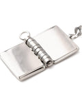 304 Stainless Steel Book with Heart Pendant Charm – Stainless Steel Color Stainless Steel Book with Heart Charm | BalzarCrafts
