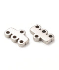 Stainless Steel 304 Stainless Steel Chandelier Component Links, 4-Loop Connector, Rectangle, 5x8x1.5mm 304 Stainless Steel Chandelier Component Links, 4-Loop Connector, Rectangle, 5x8x1.5mm