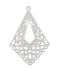 304 Stainless Steel Chandelier Component Links, Etched Metal Embellishments, Kite Connectors, 48x28.5x0.3mm 304 Stainless Steel Chandelier Component Links, Etched Metal Embellishments, Kite Connectors, 48x28.5x0.3mm