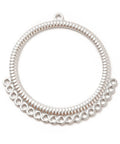 STAINLESS STEEL 304 Stainless Steel Chandelier Components Links, Grooved Round Ring, 45.5x43.5x2mm 304 Stainless Steel Chandelier Components Links, Grooved Round Ring, 45.5x43.5x2mm