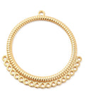 ION GOLD PLATED 304 Stainless Steel Chandelier Components Links, Grooved Round Ring, 45.5x43.5x2mm 304 Stainless Steel Chandelier Components Links, Grooved Round Ring, 45.5x43.5x2mm