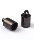BLACK 304 Stainless Steel Cord End, End Caps, Column, Choose Color 304 Stainless Steel Cord End, End Caps, Column, Choose Color