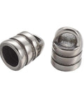 304 Stainless Steel Cord Ends, End Caps, Antique Silver, 13x10mm, Hole: 7mm 304 Stainless Steel Cord Ends, End Caps, Antique Silver, 13x10mm, Hole: 7mm