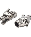304 Stainless Steel Cord Ends, End Caps, For Leather Cord Bracelets, Dragon Head, 23x14x10mm 304 Stainless Steel Cord Ends, End Caps, For Leather Cord Bracelets, Dragon Head, 23x14x10mm
