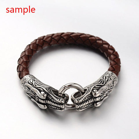 304 Stainless Steel Cord Ends, End Caps, For Leather Cord Bracelets, Dragon Head, 23x14x10mm 304 Stainless Steel Cord Ends, End Caps, For Leather Cord Bracelets, Dragon Head, 23x14x10mm