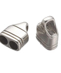 304 Stainless Steel Cord Ends, End Caps, For Leather Cord Bracelets Rope Keychain Making, Antique Silver, 13x11x6mm, Hole: 4x5mm, 304 Stainless Steel Cord Ends, End Caps, For Leather Cord Bracelets Rope Keychain Making, Antique Silver, 13x11x6mm, Hole: 4x5mm,
