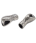 304 Stainless Steel Cord Ends, For Leather Cord Bracelets Making, Snake, Antique Silver 304 Stainless Steel Cord Ends, For Leather Cord Bracelets Making, Snake, Antique Silver