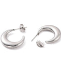 304 Stainless Steel Crescent Moon Stud Earrings, 26x18x3.5mm (1 PAIR) 304 Stainless Steel Crescent Moon Stud Earrings, 26x18x3.5mm (1 PAIR)