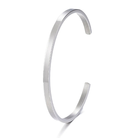 STAINLESS STEEL 304 Stainless Steel Cuff Bangle, 6.1~6.5cm diameter, 3.5mm wide 304 Stainless Steel Cuff Bangle, 6.1~6.5cm diameter, 3.5mm wide