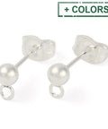 304 Stainless Steel Ear Stud, 7MM 304 Stainless Steel Ear Stud Components, Golden Size: about 4mm wide, 7mm long, hole: 2mm; pin: 0.7mm.