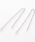 304 Stainless Steel Earring Findings, Ear Threads 304 Stainless Steel Earring Findings, Ear Threads