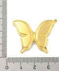 304 Stainless Steel Enamel Butterfly Pendants, Ion Plated, 35x36.5mm Ion Plated 304 Stainless Steel Butterfly Pendants with Enamel – Real 18K Gold Plated Charms for Jewelry Making