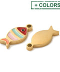 304 Stainless Steel Enamel Fish Charms, 5.5x12mm 304 Stainless Steel Enamel Fish Charms, 5.5x12mm