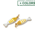 304 Stainless Steel Enamel Fish Charms, Ion Plated, 18.5x4.5mm 304 Stainless Steel Enamel Fish Charms – Ion Plated, 18.5x4.5mm | Ocean-Themed Jewelry Findings