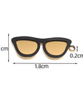 304 Stainless Steel Enamel Glasses Pendants, Real 18K Gold Plated Black Charms, 11x18mm 304 Stainless Steel Enamel Glasses Pendants, Real 18K Gold Plated Black Charms, 11x18mm