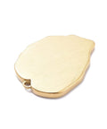 304 Stainless Steel Enamel Leaf Pendant with Rhinestones – 20.5mm Gold Enamel Leaf Pendant with Rhinestones – 20.5mm