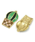 304 Stainless Steel Enamel Pendants, Ion Plating(IP), Cactus Charm 27.5x17mm 304 Stainless Steel Enamel Pendants, Ion Plating(IP), Cactus Charm 27.5x17mm
