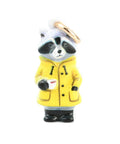 304 Stainless Steel Enamel Raccoon Charm – Gold, 19.5mm 304 Stainless Steel Enamel Raccoon Charm – Gold, 19.5mm