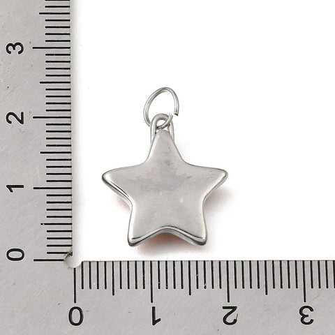 304 Stainless Steel Enamel Starfish Pendant Charm – 18x17mm Stainless Steel Enamel Starfish Pendant | BalzarCrafts