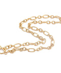 ION GOLD PLATED 304 Stainless Steel Figaro Chain Necklaces, with Toggle Clasps, 52.3cm 304 Stainless Steel Figaro Chain Necklaces, with Toggle Clasps, 52.3cm