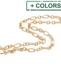 304 Stainless Steel Figaro Chain Necklaces, with Toggle Clasps, 52.3cm 304 Stainless Steel Figaro Chain Necklaces, with Toggle Clasps, 52.3cm