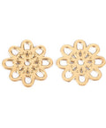304 Stainless Steel Filigree Joiners Links, Flower, Real 14K Gold Plated 14mm 304 Stainless Steel Filigree Joiners Links, Flower, Real 14K Gold Plated 14mm