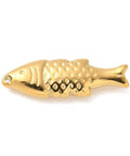 304 Stainless Steel Fish Pendant, Ion Plated, 14K Gold Plated, 23.5x7.5x3.5mm 304 Stainless Steel Fish Pendant, Ion Plated, 14K Gold Plated, 23.5x7.5x3.5mm