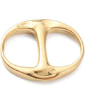 304 Stainless Steel Flat Oval Buckle – Golden, 21.5×18×3mm 304 Stainless Steel Flat Oval Buckle – Golden, 21.5×18×3mm