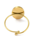 304 Stainless Steel Flat Round with Sun, Enamel 304 Stainless Steel Flat Round with Sun, Enamel