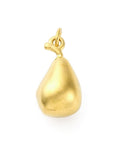 PEAR 17x9mm 304 Stainless Steel Fruit Charms, with Jump Ring, 18K Gold Plated 304 Stainless Steel Fruit Charms, with Jump Ring, 18K Gold Plated