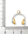 304 Stainless Steel Headphone Charm – Gold or Platinum Plated Pendant 304 Stainless Steel Headphone Charm – Gold or Platinum Plated Pendant | Balzar Crafts
