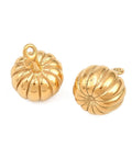 304 Stainless Steel (IP) Ion Plated Pumpkin Charm, 14.5×11mm 304 Stainless Steel (IP) Ion Plated Pumpkin Charm, 14.5×11mm