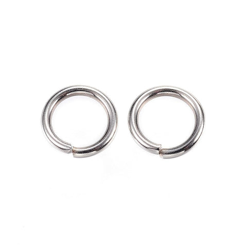 304 Stainless Steel Jump Rings, Open Jump Rings, 10mm 304 Stainless Steel Jump Rings, Open Jump Rings, 10mm