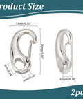 304 Stainless Steel Key Ring Connection Clasps – Belt Clip for Keys, 26×12.5mm 304 Stainless Steel Key Ring Connection Clasps – Belt Clip for Keys, 26×12.5mm