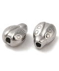 STAINLESS STEEL COLOR 304 Stainless Steel Ladybug Beads – Cute Insect Connector link Beads 7.5mm 304 Stainless Steel Ladybug Beads – Cute Insect Connector link Beads 7.5mm