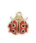 304 Stainless Steel Ladybug Enamel Charms – Real 18K Gold Plated – Ion Plated – 13x11mm 304 Stainless Steel Ladybug Enamel Charms – Real 18K Gold Plated – Ion Plated – 13x11mm