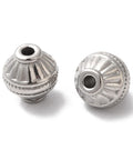 DESIGN A - 9x8mm Hole 1.8mm 304 Stainless Steel Lantern Beads – Stainless Steel 304 Stainless Steel Lantern Beads – Stainless Steel