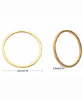 GOLDEN 304 Stainless Steel Linking Rings – 20mm, 0.8mm Thick | Jewelry Making & DIY Crafts 304 Stainless Steel Linking Rings – 20mm, 0.8mm Thick | Jewelry Making & DIY Crafts