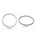 STAINLESS STEEL COLOR 304 Stainless Steel Linking Rings – 20mm, 0.8mm Thick | Jewelry Making & DIY Crafts 304 Stainless Steel Linking Rings – 20mm, 0.8mm Thick | Jewelry Making & DIY Crafts