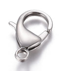 304 Stainless Steel Lobster Claw Clasps, 27mm 304 Stainless Steel Lobster Claw Clasps, 27mm