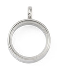 304 Stainless Steel Locket Pendants, with Glass, Flat Round Charm for Photo 304 Stainless Steel Locket Pendants, with Glass, Flat Round Charm for Photo