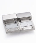 304 Stainless Steel Magnetic Clasps with Glue-in Ends, 23x11.5x4.5mm 304 Stainless Steel Magnetic Clasps with Glue-in Ends, 23x11.5x4.5mm
