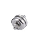 STAINLESS STEEL 304 Stainless Steel Magnetic Clasps with Loops, Rondelle 10.5x7mm 304 Stainless Steel Magnetic Clasps with Loops – Rondelle Shape, Strong Hold for Jewelry Making