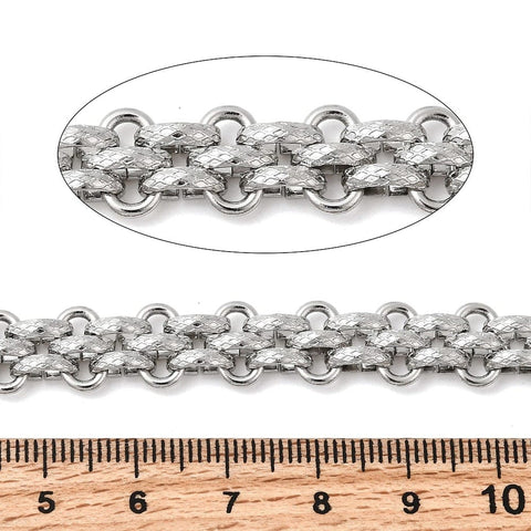 304 Stainless Steel Mesh Chain – 10mm Unwelded Jewellery Chain 304 Stainless Steel Mesh Chain – 10mm Unwelded Jewellery Chain