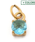 304 Stainless Steel Micro Pave Cubic Zirconia Pendants, Round, Real 18K Gold Plated 304 Stainless Steel Micro Pave Cubic Zirconia Pendants, Round, Real 18K Gold Plated