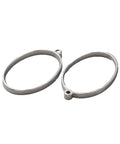 OVAL / 22.5x35mmx3mm thick, hole: 1.8mm, 30x20.5mm inner diameter 304 Stainless Steel Open Back Bezel Pendants, For DIY UV Resin, Epoxy Resin 304 Stainless Steel Open Back Bezel Pendants, For DIY UV Resin, Epoxy Resin