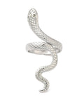 304 Stainless Steel Open Cuff Rings, Snake, 18.5mm (1 PC) 304 Stainless Steel Open Cuff Rings, Snake, 18.5mm (1 PC)