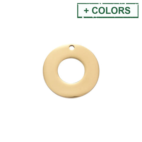 304 Stainless Steel Pendants, Blank Stamping Tags, Circle Ring, 30mm 304 Stainless Steel Pendants, Blank Stamping Tags, Circle Ring, 30mm