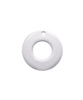 STAINLESS STEEL COLOR 304 Stainless Steel Pendants, Blank Stamping Tags, Circle Ring, 30mm 304 Stainless Steel Pendants, Blank Stamping Tags, Circle Ring, 30mm
