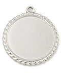 STAINLESS STEEL 304 Stainless Steel Pendants Cabochon Settings, Flat Round 304 Stainless Steel Pendants Cabochon Settings, Flat Round
